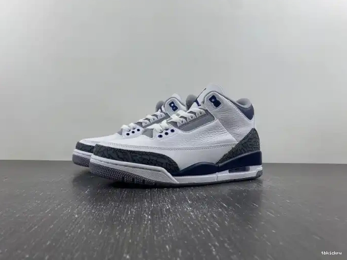 Reps TBK Navy Jordan Air 3 CT8532-140 Midnight 0522